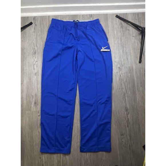 Vintage Nike Y2K Bright‎ Blue Mens Size XXL Drifit Sweatpants Joggers - Picture 1 of 5